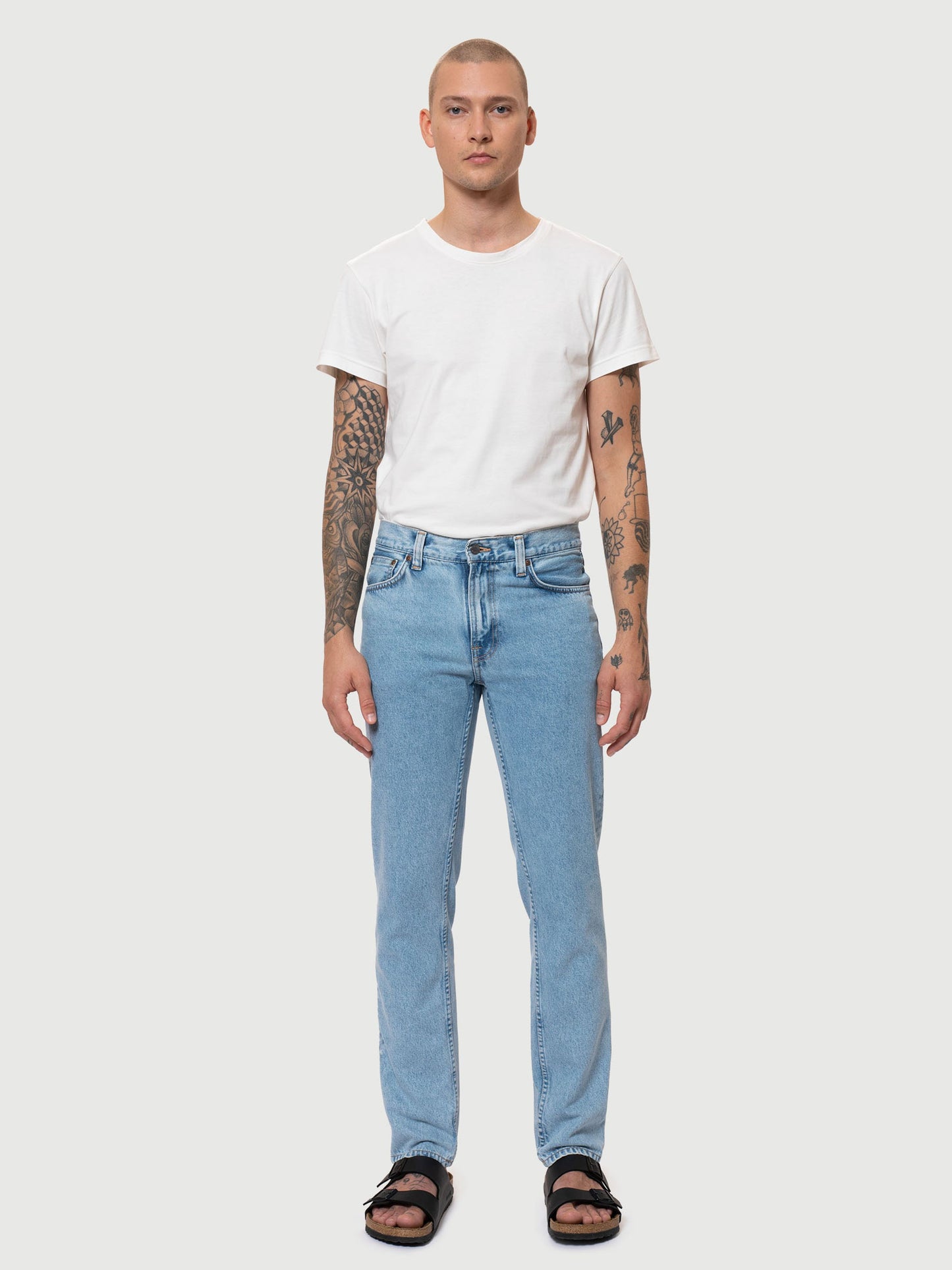 PANTALON NUDIE JEANS GRITTY JACKSON SUNNY BLUE