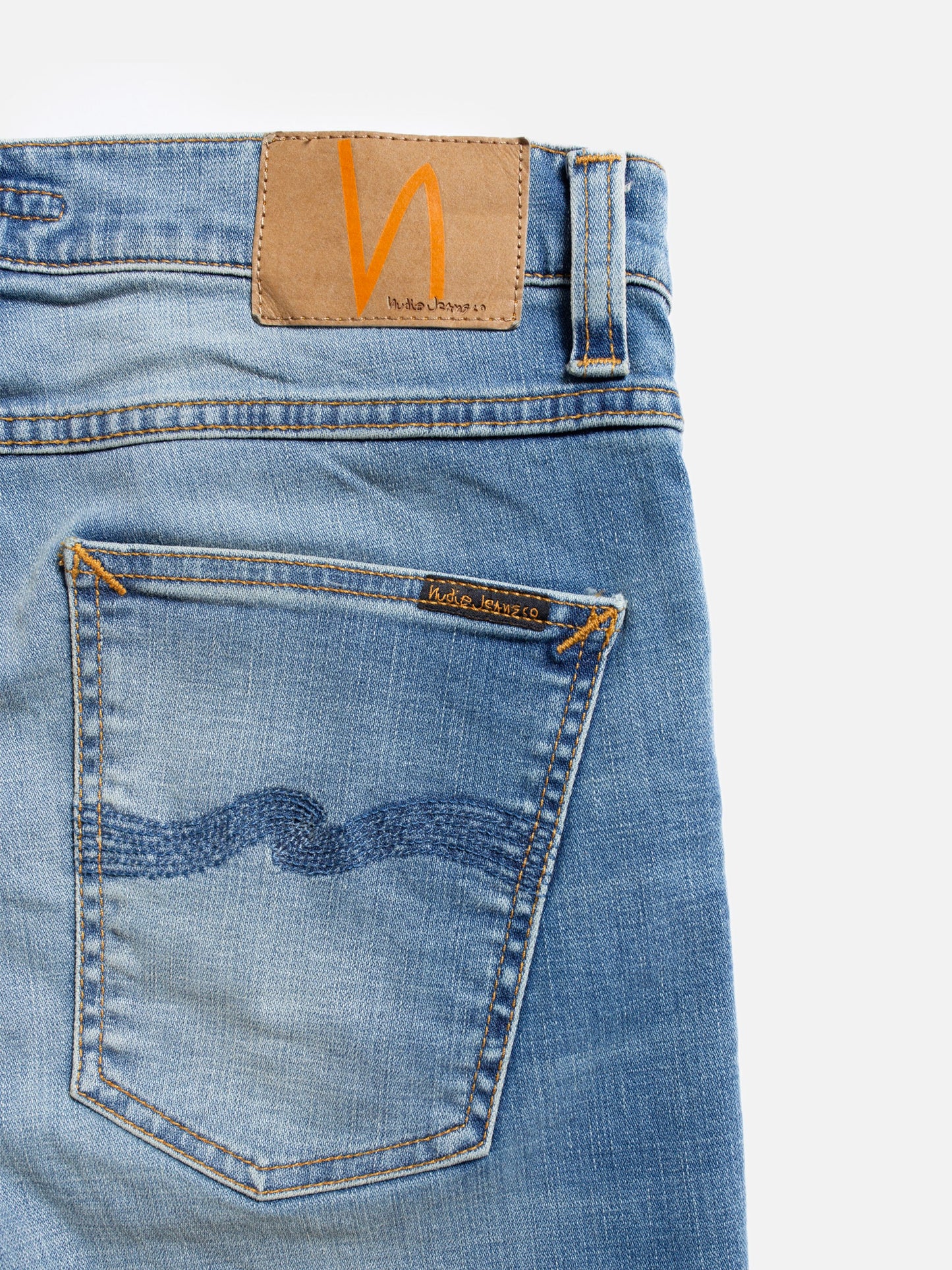 PANTALON NUDIE JEANS LEAN DEAN BROKEN BLUE