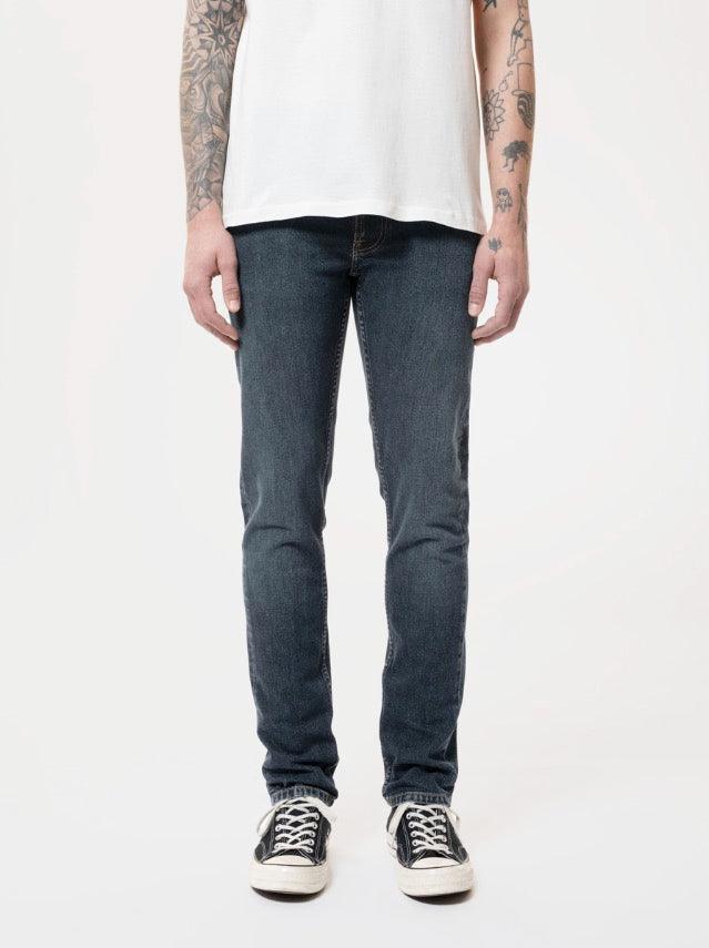 PANTALON NUDIE JEANS LEAN DEAN BLUE ROCK