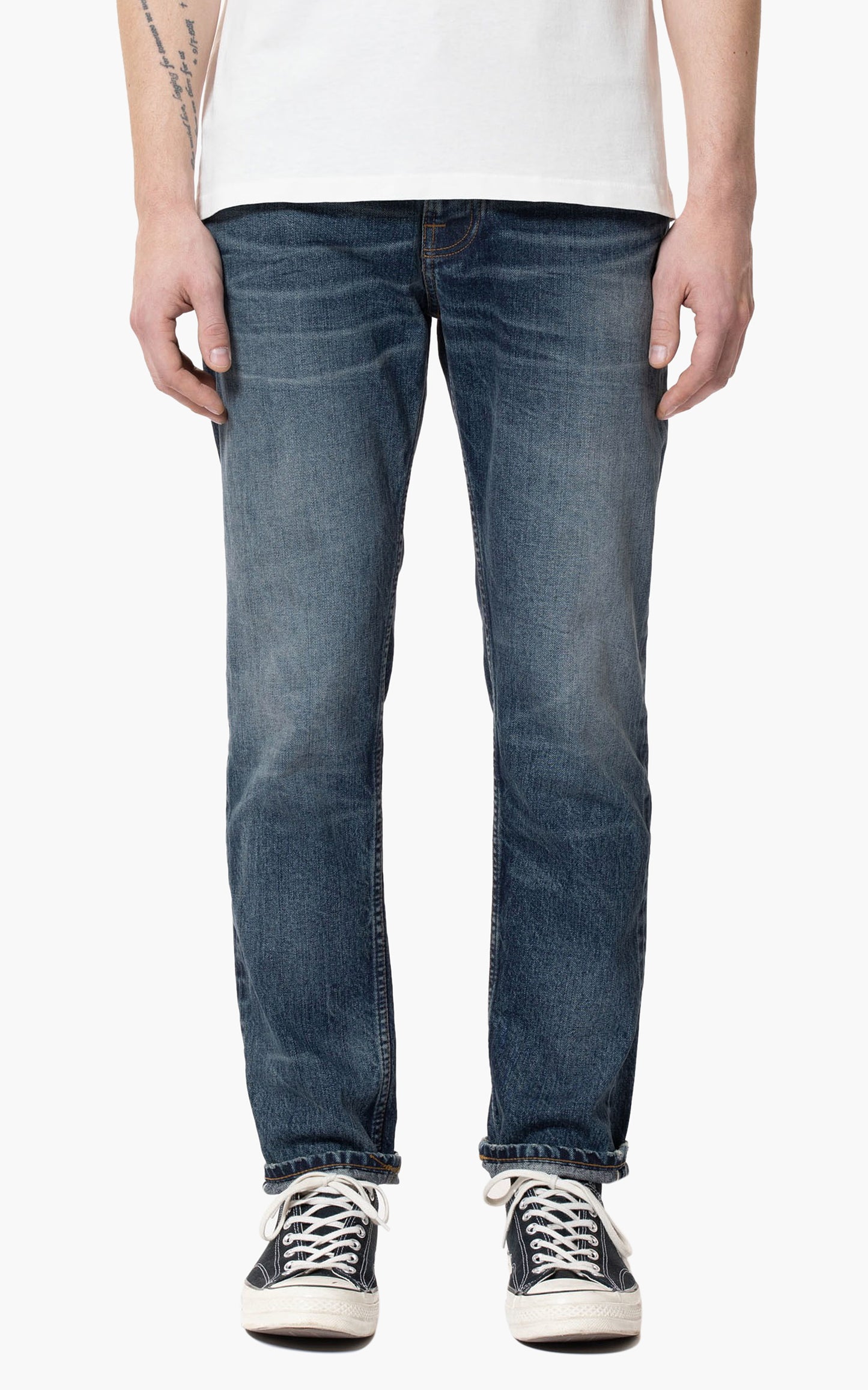 PANTALON NUDIE JEANS STEADY EDDIE II STORMY SELVAGE