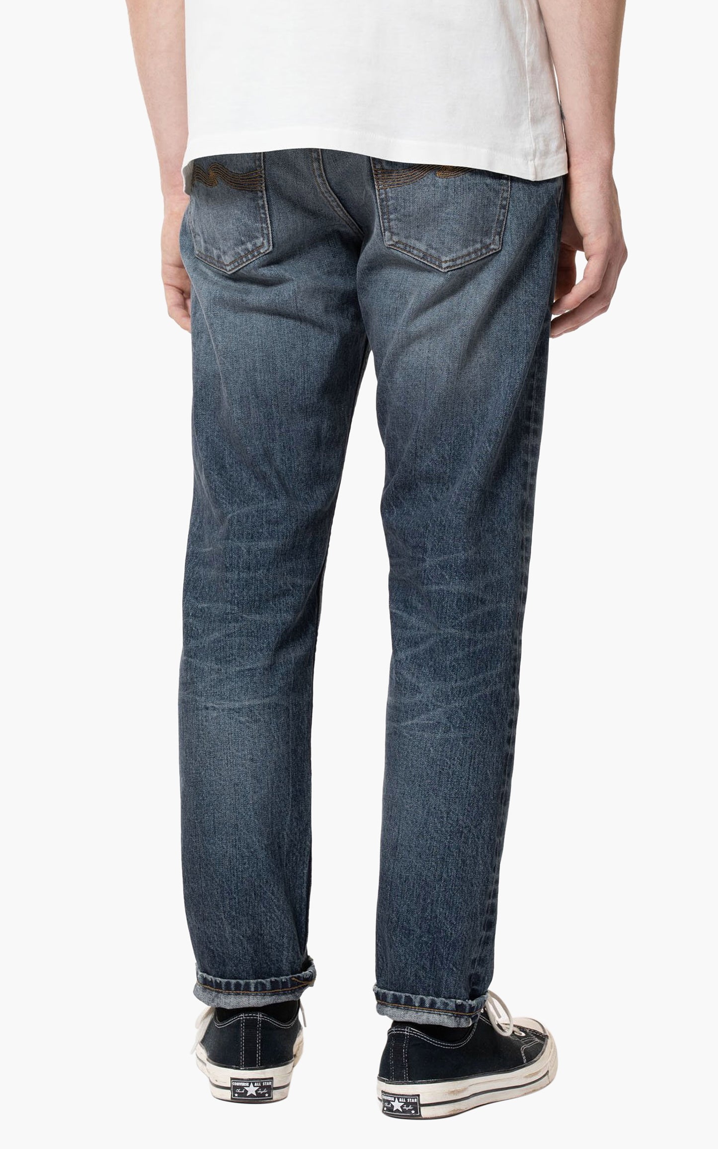 PANTALON NUDIE JEANS STEADY EDDIE II STORMY SELVAGE