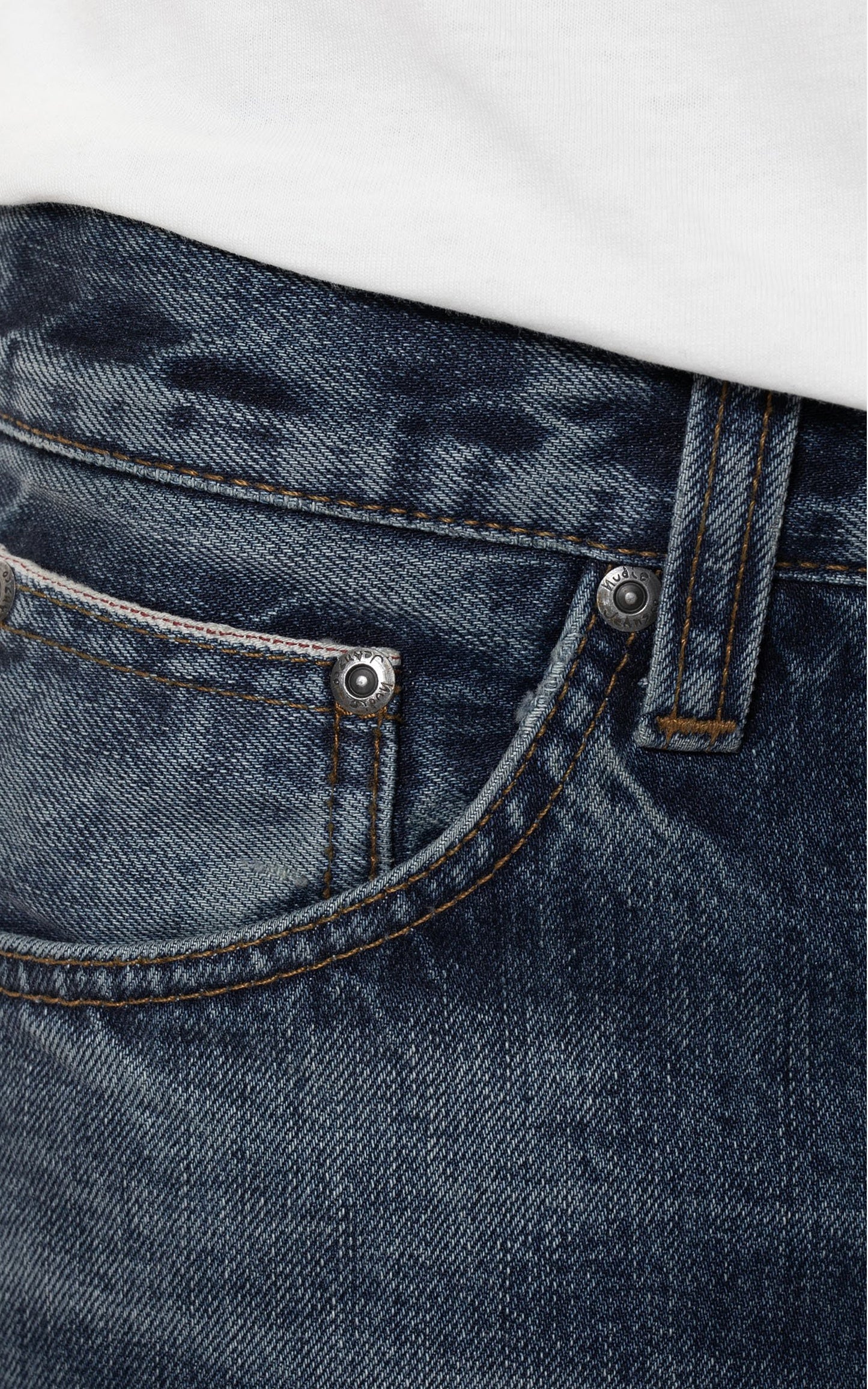 PANTALON NUDIE JEANS STEADY EDDIE II STORMY SELVAGE