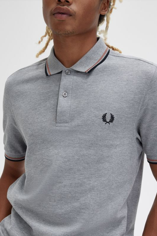POLO FRED PERRY R73 STEEL MARL